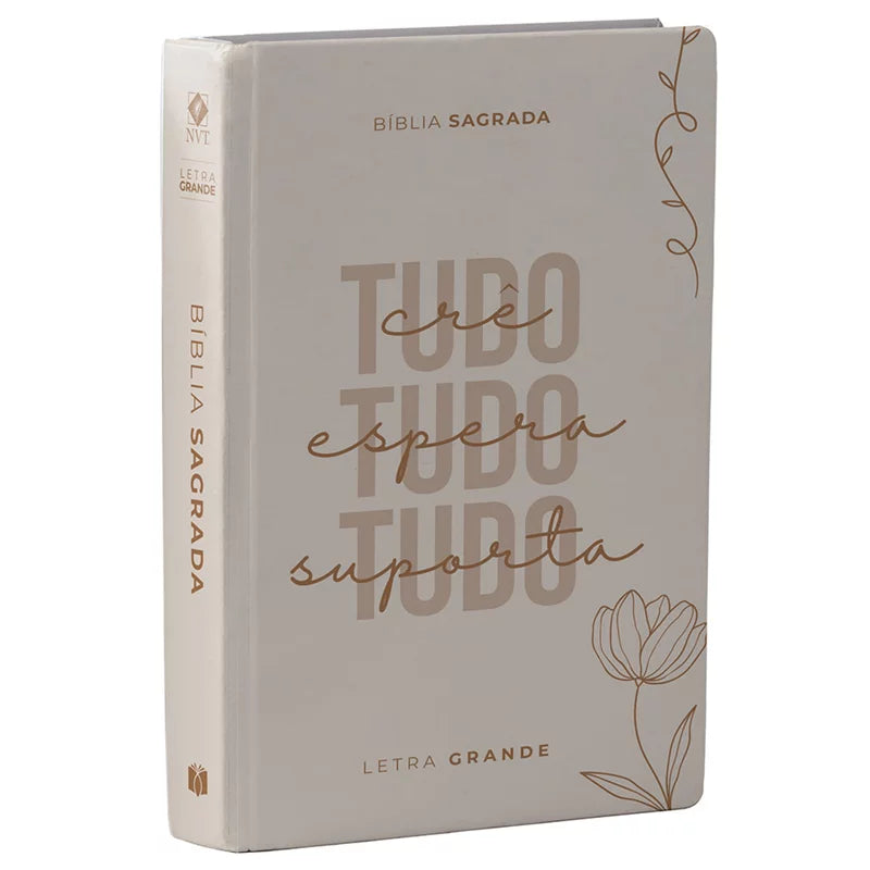 Bíblia Sagrada Tudo Crê | NVT | Letra Grande | Capa Dura
