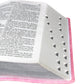Bíblia Sagrada Letra Gigante Almeida Revista e Atualizada rosa Nobre com indice - -Pre venda entrega a partir de 28/5