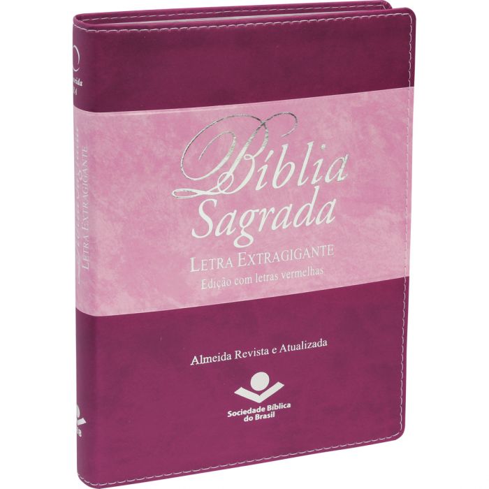 Bíblia Sagrada Letra Extragigante Almeida revista e Atualizada com índice