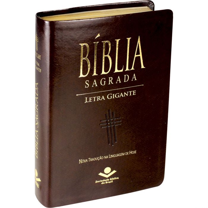 Bíblia Sagrada Letra Gigante Ntlh marrom