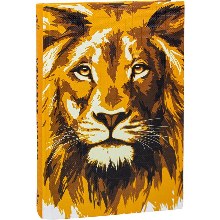 Bíblia Sagrada Leão Dourado - Letra Grande Nova Almeida Atualizada