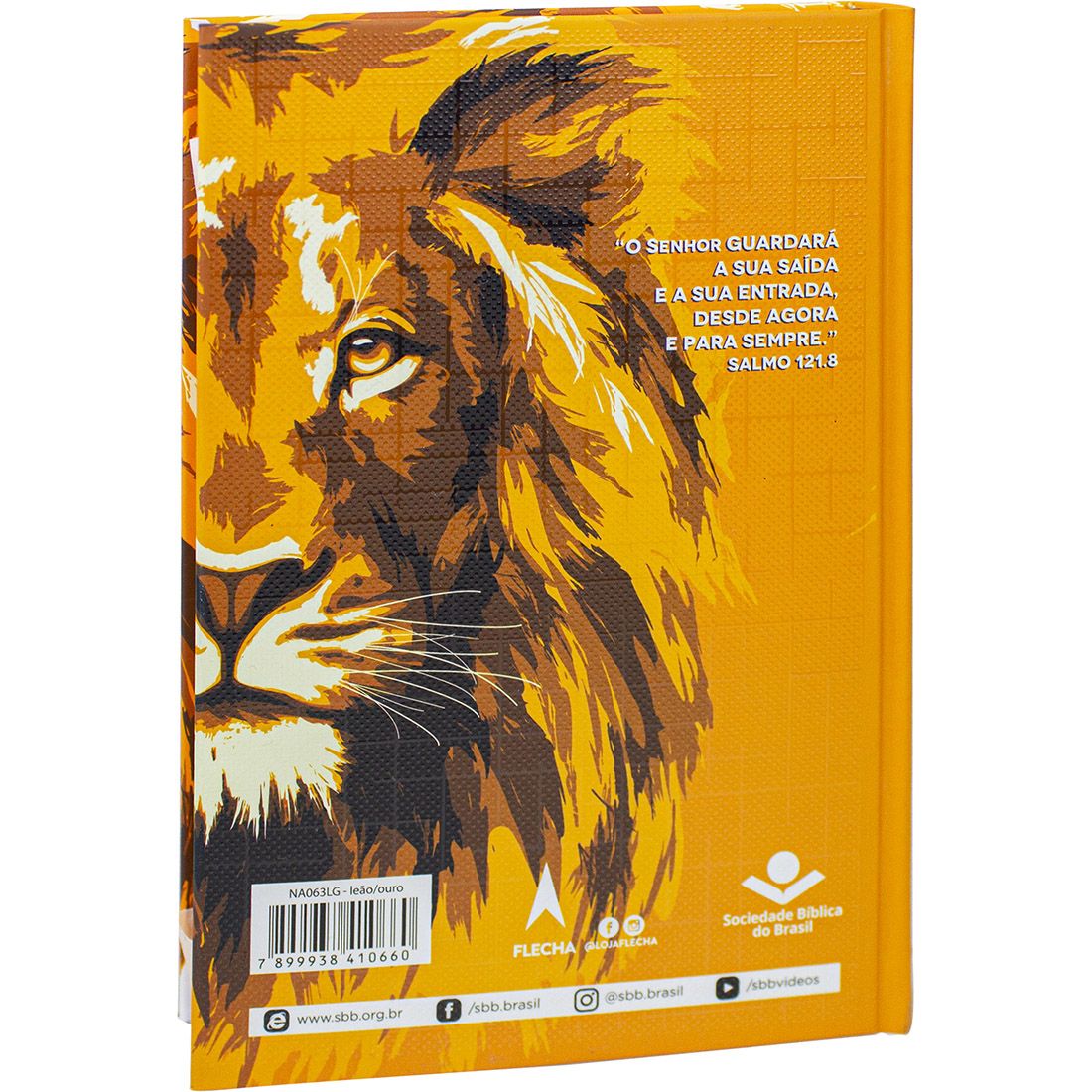 Bíblia Sagrada Leão Dourado - Letra Grande Nova Almeida Atualizada