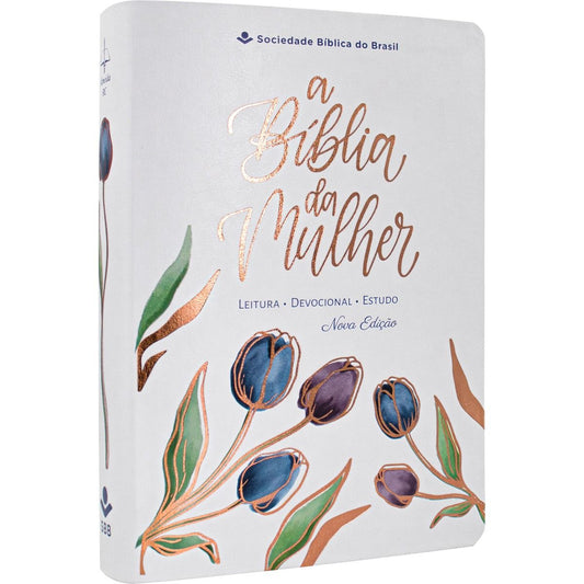 Bíblia da Mulher  Almeida Revista e Corrigida Tulipa - Amore mio