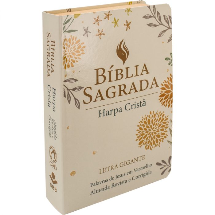 Bíblia Sagrada com Harpa Cristã ARC capa semiflexivel- Letra Gigante