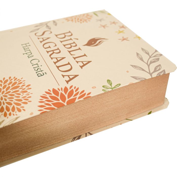 Bíblia Sagrada com Harpa Cristã ARC capa semiflexivel- Letra Gigante