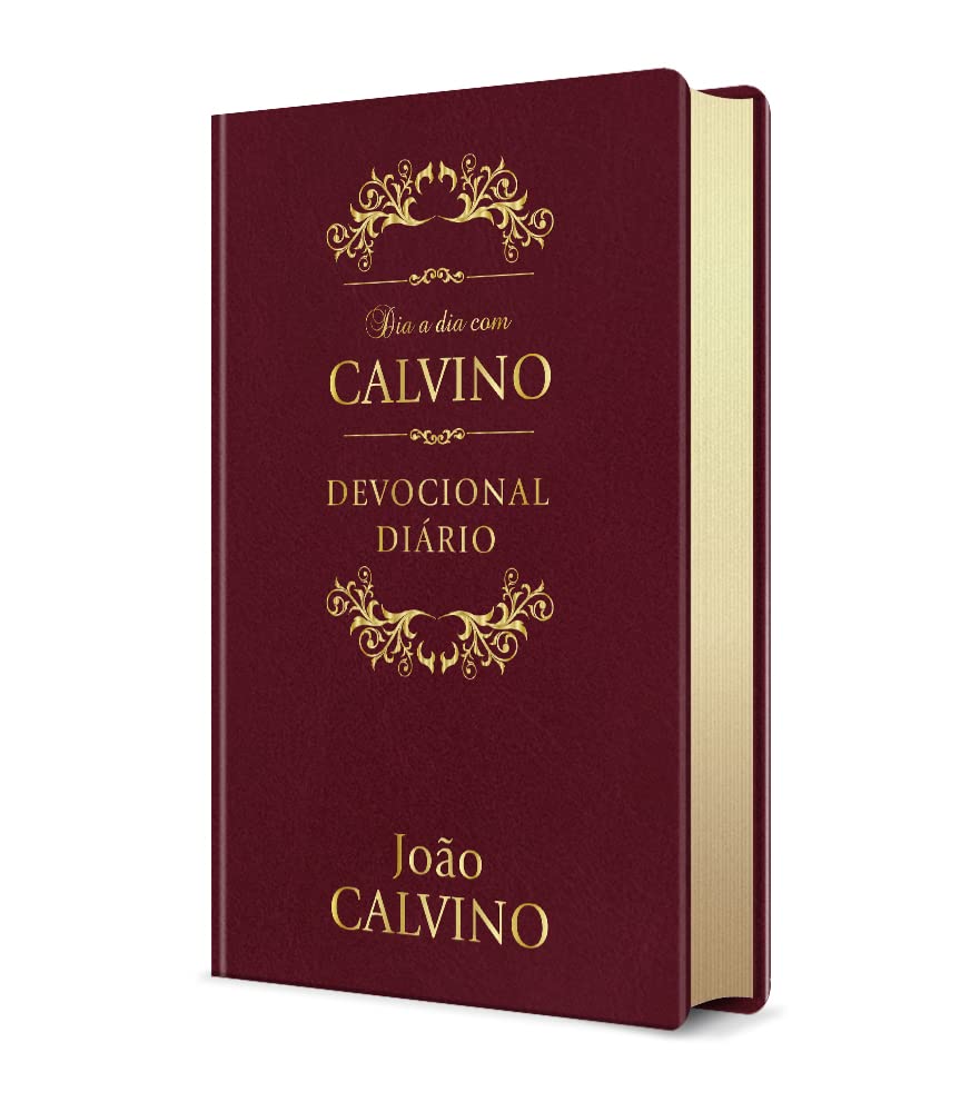 Dia a Dia com Calvino Capa couro: Devocional diário