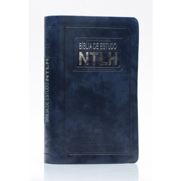 Bíblia de Estudo NTLH LUXO AZUL.letra grande