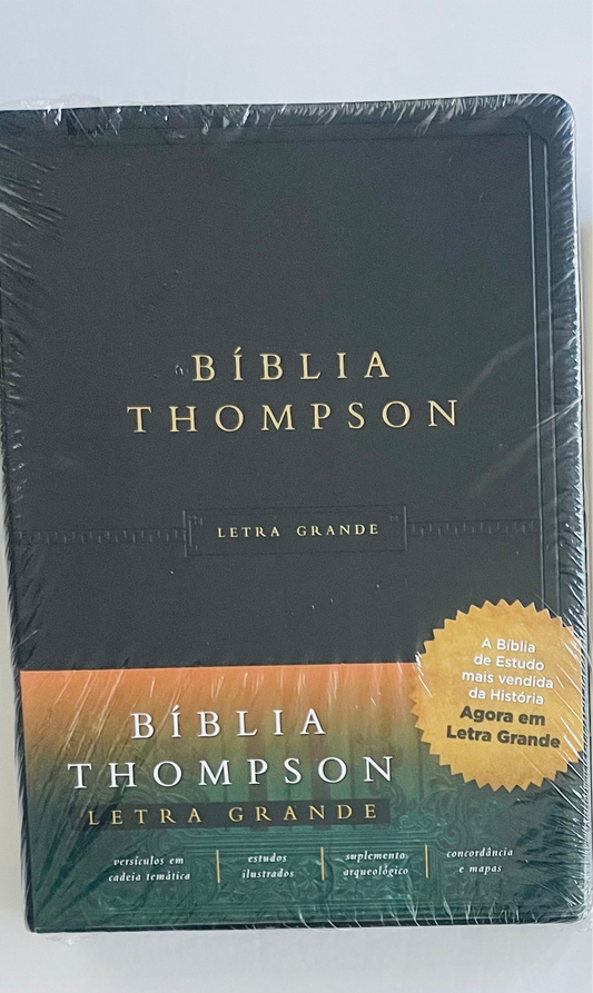 Bíblia de Estudo Thompson | Letra Grande| Luxo | Preta |