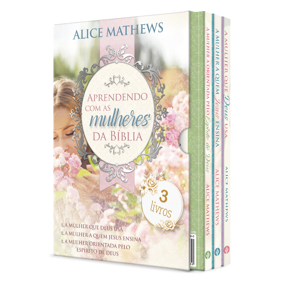 Box – Aprendendo Com As Mulheres Da Biblia 3 livros.