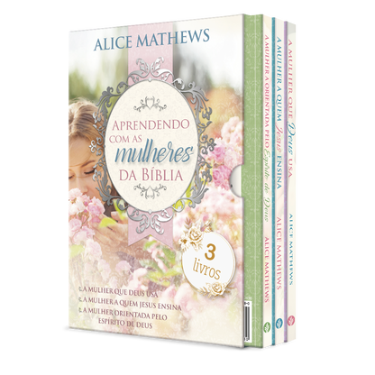 Box – Aprendendo Com As Mulheres Da Biblia 3 livros.