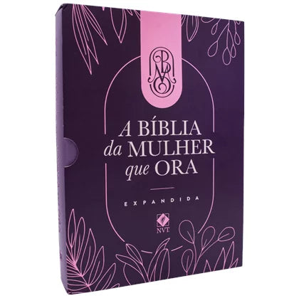 A Bíblia Da Mulher Que Ora Expandida Roxa  NVT -