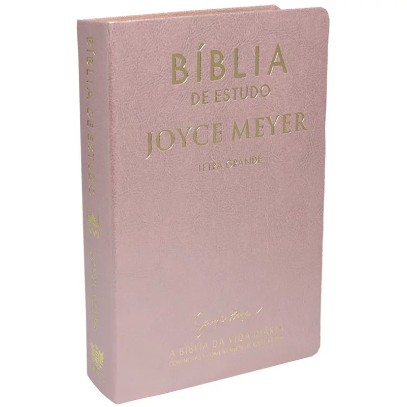 Bíblia De Estudo Joyce Meyer ROSA NVI letra grande