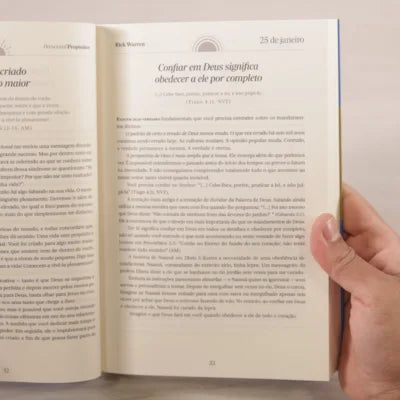 Devocional Propósitos | 365 Dias De Esperanca E Promessas | Rick Warren