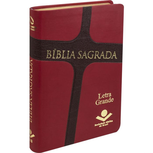 Bíblia Sagrada Cruz - Letra Grande Nova Almeida Atualizada-