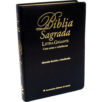 Bíblia Sagrada Letra Gigante Almeida Revista e Atualizada com indice notas e referencias