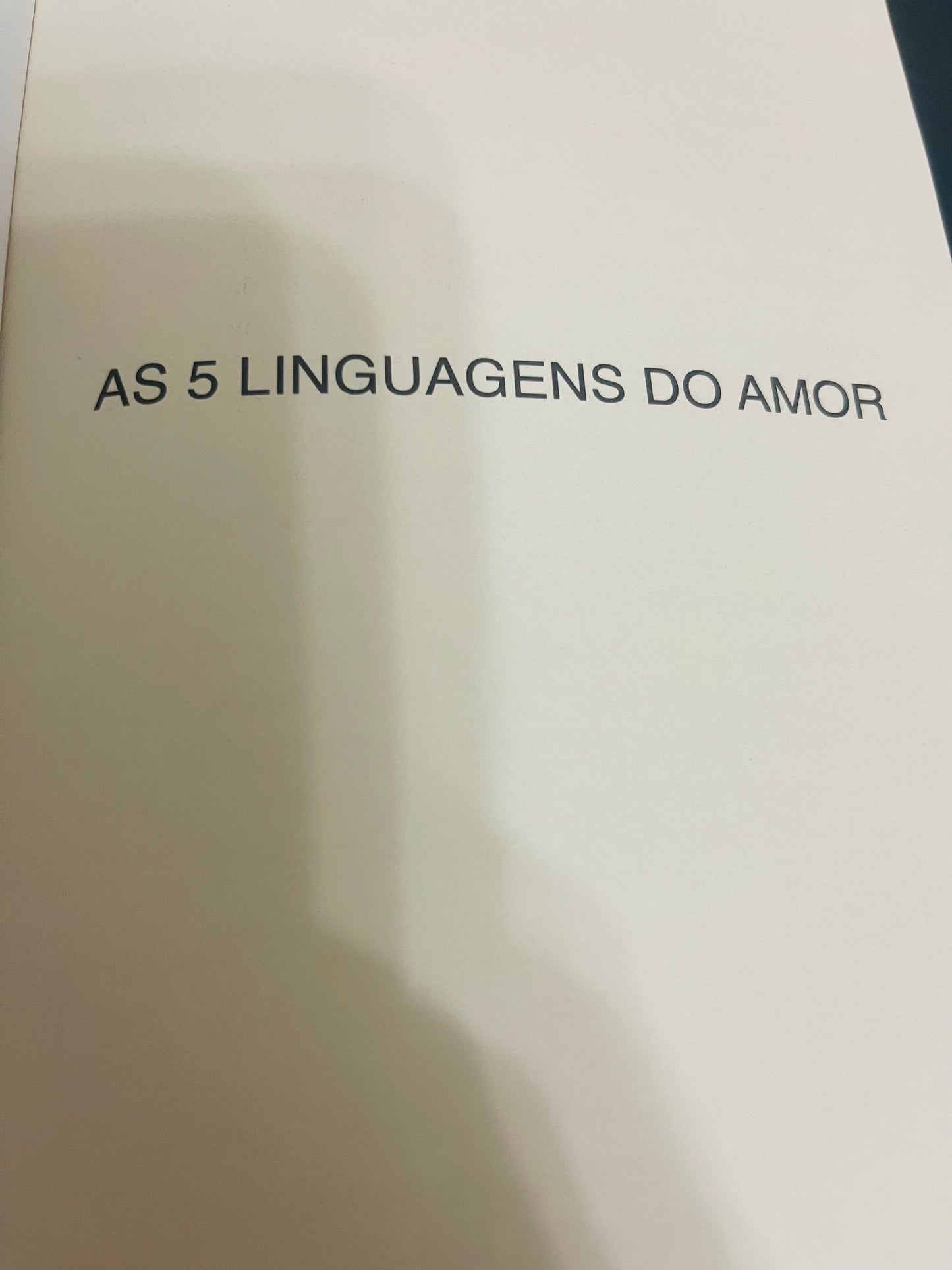 As 5 Linguagens Do Amor - Gary Chapman