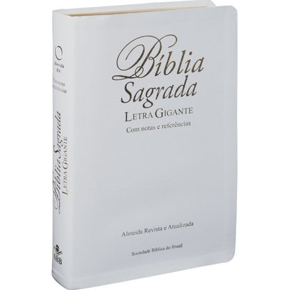 Bíblia letra gigante Revista e Atualizada  com índice