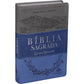 Bíblia Sagrada Letra Gigante com índice  Almeida Revista e atualizada tricolor.
