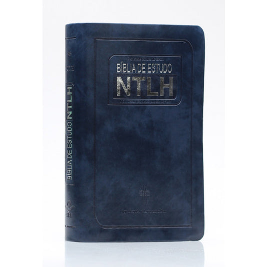 Bíblia de Estudo NTLH LUXO AZUL.letra grande